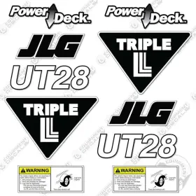Aftermarket Ut28 Fits Jlg Decal Kit Compact Boom Lift - 7 Year Outdoor 3m Vinyl