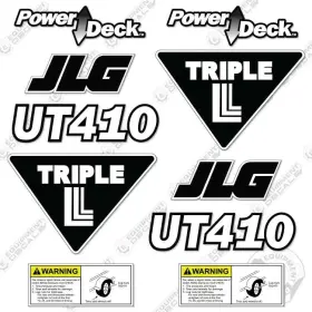 Aftermarket Ut410 Fits Jlg Decal Kit Compact Boom Lift - 7 Year Outdoor 3m Vinyl