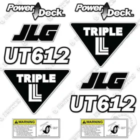 Aftermarket Ut612 Fits Jlg Decal Kit Compact Boom Lift - 7 Year Outdoor 3m Vinyl