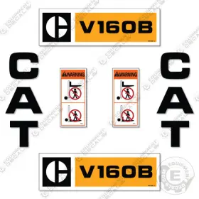 Aftermarket V160b Fits Caterpillar Decal Kit Forklift - 7 Year Outdoor 3m Vinyl Aftermarket V160b Fits Caterpillar Decal Kit Forklift - 7 Year Outdoor 3m Vinyl