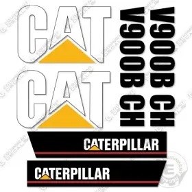 Aftermarket V900b Fits Caterpillar Forklift Decal Kit Ch - 7 Year Outdoor 3m Vinyl