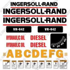 Aftermarket Vr642 Fits Ingersoll Rand Vr-642 Decal Kit Telehandler Forklift - 7 Year 3m Vinyl Aftermarket Vr642 Fits Ingersoll Rand Vr-642 Decal Kit Telehandler Forklift - 7 Year 3m Vinyl