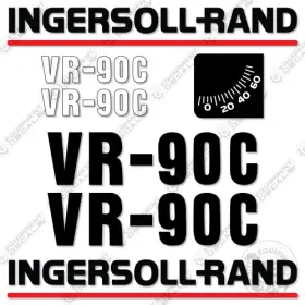 Aftermarket Vr90c Fits Ingersoll Rand Vr-90c Decal Kit Telehandler Forklift - 7 Year 3m Vinyl