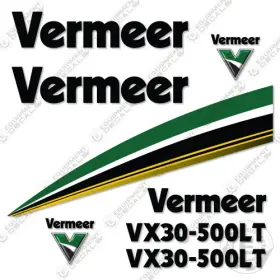 Aftermarket Vx30-500lt Fits Vermeer Vacuum Excavator Decal Kit - 7 Year Outdoor 3m Vinyl