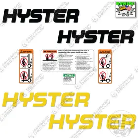 Aftermarket W30za Fits Hyster Decal Kit Equipment Decals Forklift - 7 Year 3m Vinyl