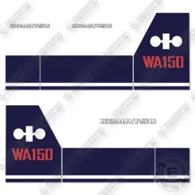 Aftermarket Wa150-1 Komatsu Decal Kit Wheel Loader- - Not Genuine Oem