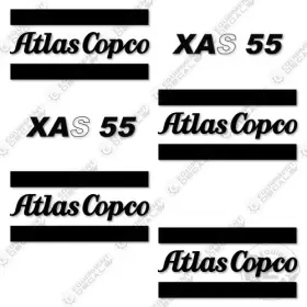 Aftermarket Xas55 Fits Atlas Copco Decal Kit Air Compressor - 7 Year 3m Vinyl Aftermarket Xas55 Fits Atlas Copco Decal Kit Air Compressor - 7 Year 3m Vinyl