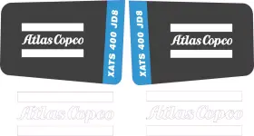 Aftermarket Xats400 Atlas Copco Decal Kit Xats 400 Jd8 3m Vinyl / Free Shipping