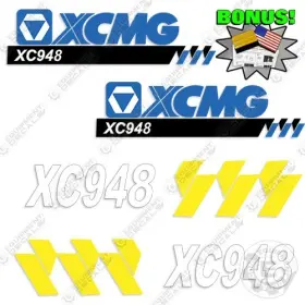 Aftermarket Xc948 Fits Xcmg Decal Kit Wheel Loader - 7 Year Outdoor 3m Vinyl Bonus