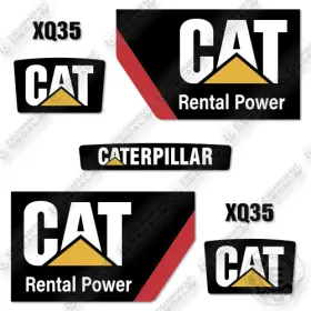 Aftermarket Xq35 Caterpillar Decal Kit Mobile Generator-