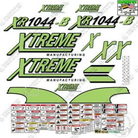 Aftermarket Xr1044-b Fits Xtreme Decal Kit Telehandler Forklift- 7 Year Outdoor 3m Vinyl