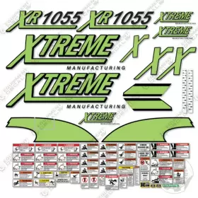 Aftermarket Xr1055 Fits Xtreme Decal Kit Telehandler - 7 Year Outdoor 3m Vinyl Aftermarket Xr1055 Fits Xtreme Decal Kit Telehandler - 7 Year Outdoor 3m Vinyl