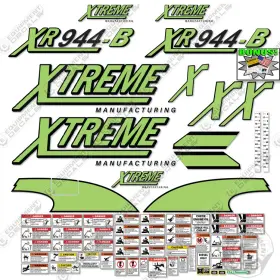 Aftermarket Xr944-b Fits Xtreme Decal Kit Telehandler Forklift- 7 Year Outdoor 3m Vinyl