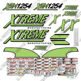 Aftermarket Xrm1254 Fits Xtreme Decal Kit Telehandler - 7 Year Outdoor 3m Vinyl Aftermarket Xrm1254 Fits Xtreme Decal Kit Telehandler - 7 Year Outdoor 3m Vinyl