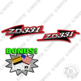 Aftermarket Zd331 Fits Kubota Number Decals Mower - 7 Year Outdoor 3m Vinyl