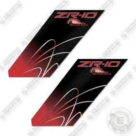 Aftermarket Zr10 Red D Arc Decal Kit Welder- - Not Genuine Oem