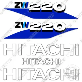 Aftermarket Zw220-6 Fits Hitachi Decal Kit Wheel Loader - 7 Year Outdoor 3m Vinyl