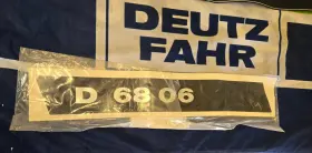 Agco 6806 Genuine Deutz Decal Oem New Old Stock