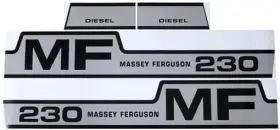 All States 183566 230 Hood Decal Set Mylar Fits Massey Ferguson All States 183566 230 Hood Decal Set Mylar Fits Massey Ferguson