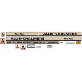 Allis-chalmers Ctpdkac210 New Tractor 210 Complete Decal Set High Quality Durable Kit