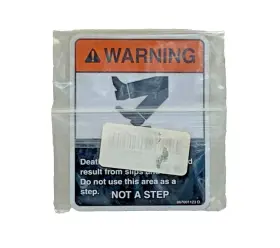 Altec 067001123 12 Pack Not A Step Fall Hazard Placard Decal Old Stock