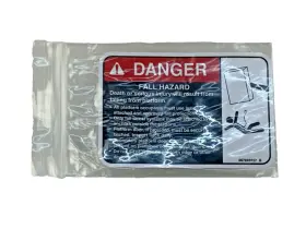 Altec 067040207 2 Pack Fall Hazard Placard Decal Old Stock