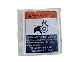Altec 067040295 Entanglement Hazard Placard Decal Old Stock