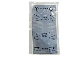 Altec 970030012 Boom Functions Placard Decal Old Stock