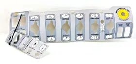 Altec 970333408 Control Panel 3 Piece Set Placard Decal Old Stock