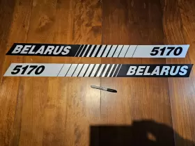 Belarus 5170 Tractor Hood Bonnet Decal Set Nos