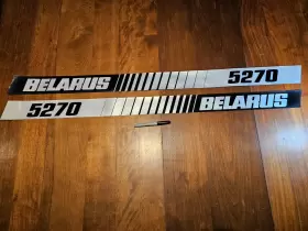Belarus 5270 Tractor Hood Bonnet Decal Set Nos