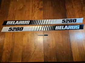Belarus 5280 Tractor Hood Bonnet Decal Set Nos