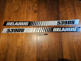 Belarus 5390s Tractor Hood Bonnet Decal Set Nos