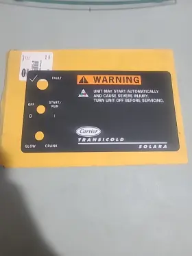 Carrier 62-04015-00 Transicold Solara Decal Pn