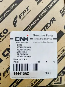 Case 144415a2 - Left-hand Ih Decal 2188 2377 2388 2588 Combine