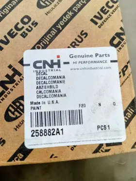 Case 258882a1 - Safety Decal Front Right-hand Ih 2388 2588