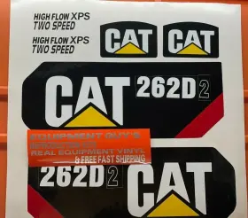Cat 262d2 262 D2 Decals Stickers Kit Skid Steer Loader Caterpillar