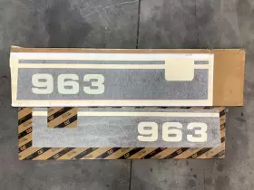Cat 8c-4018 963 Excavator Film/decals And 8c-4019