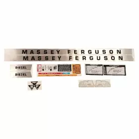 Complete Tractor 611188581184 1215-1017 Decal Set With/for Massey Ferguson 135 Black Complete Tractor 611188581184 1215-1017 Decal Set With/for Massey Ferguson 135 Black