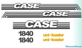 Dsg 1840ns Case Loader Skid Steer 1840 Uni Ns Decal Kit