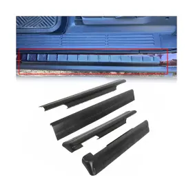 Ecotric Vc-lyap-254-dk Rocker Panel Guard Trail Armor Compatible With 1999-2006 Chevy Chevro