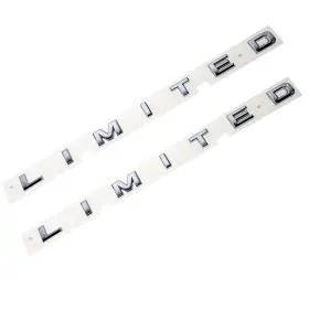 768111092481 EMBROOM Emblems Badge Nameplate Stickers Deca