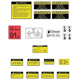 Equipdecals Ad1066 Takeuchi Mini Excavator Safety Decals Sticker Kit Equipdecals Ad1066 Takeuchi Mini Excavator Safety Decals Sticker Kit