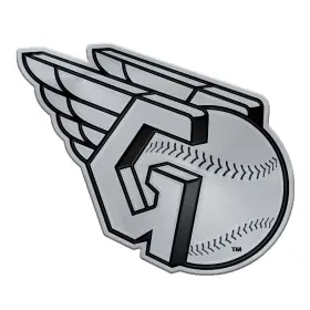 Fanmats B001j4afi8 Mlb Cleveland Indians Molded Chrome Emblem Car/wall Decal