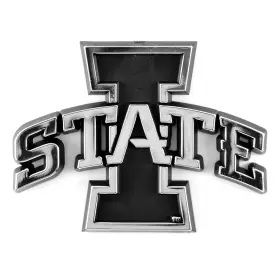 Fanmats B001roswy4 Iowa State Cyclones Molded Chrome Plastic Emblem - Car/truck Decal