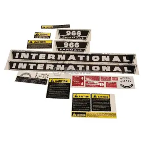 Farmall 1715-2034 New International 966 Decal Set Farmall 1715-2034 New International 966 Decal Set