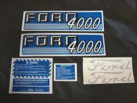 Ford Ctpdkfd4000g6264 New Tractor Decal Kit 4000 Gas 1962-1964 Great Quality