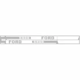Ford Ctphkfd5900 New 5900 Tractor Hood Decal Kit High Quality Long Lasting Decals Ford Ctphkfd5900 New 5900 Tractor Hood Decal Kit High Quality Long Lasting Decals
