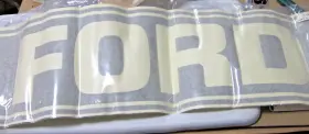 Ford D3nn8n079b Large Decal-12-1/2 Inch X 64 Ford D3nn8n079b Large Decal-12-1/2 Inch X 64
