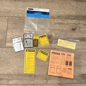 Ford Se-4063 Nos Tractor Safety Decal Set For 1967 Ish